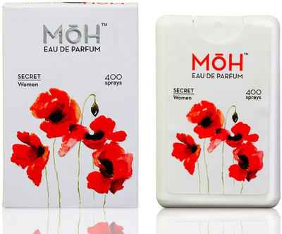 MOH WOMEN Pocket Perfume - SECRET ,18 ml 400 Sprays (Pack Of 3) Eau de Parfum - 18 ml(For Women)
MOH WOMEN Pocket Perfume - SECRET ,18 ml 400 Sprays (Pack Of 3) Eau de Parfum - 18 ml(For Women)