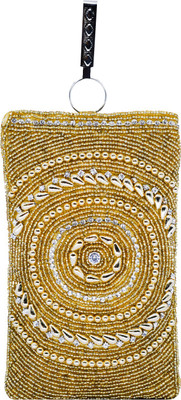 Bagaholics Ethnic Beads & Pearl Clutch Silk Saree Clutch Mobile Pouch Waist Clip Ladies Purse Gift For Women Mobile Pouch(Gold)
Bagaholics Ethnic Beads & Pearl Clutch Silk Saree Clutch Mobile Pouch Waist Clip Ladies Purse Gift For Women Mobile Pouch(Gold)
