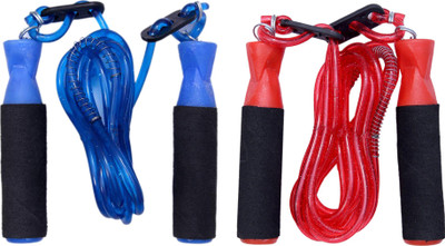 Sportshour RBBB-02 Ball Bearing Skipping Rope(Multicolor, Length: 275 cm), Blue;red
Sportshour RBBB-02 Ball Bearing Skipping Rope(Multicolor, Length: 275 cm), Blue;red