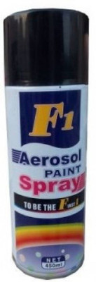 F1 sb1 black shiney Spray Paint 400 ml(Pack of 1)