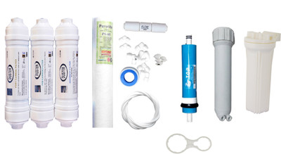 Bluenova 1 Year RO service Kit with Duster Inline set, C-TOP 80 GPD membrane, Bowl, Housing (MH), Spun and Other Accessories Solid Filter Cartridge(5, Pack of 8)
Bluenova 1 Year RO service Kit with Duster Inline set, C-TOP 80 GPD membrane, Bowl, Housing (MH), Spun and Other Accessories Solid Filter Cartridge(5, Pack of 8)