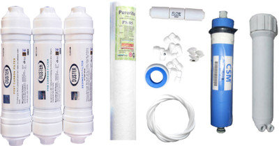 bluenova Year RO service Kit with Duster Inline set, CSM 80 GPD membrane, Membrane Housing, Spun Solid Filter Cartridge(5, Pack of 8)
bluenova Year RO service Kit with Duster Inline set, CSM 80 GPD membrane, Membrane Housing, Spun Solid Filter Cartridge(5, Pack of 8)
