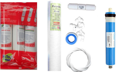 Bluenova 1 Year RO service Kit with Hi-Tech Inline set, Vontron 75 GPD membrane, Spun and Other Accessories Solid Filter Cartridge(5, Pack of 7)
Bluenova 1 Year RO service Kit with Hi-Tech Inline set, Vontron 75 GPD membrane, Spun and Other Accessories Solid Filter Cartridge(5, Pack of 7)