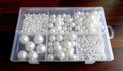 GOELX Pearl Beads Kit, 1000 beads kit, 6- size Combo kit for jewellery making, craftworks, decorations with storage box!!
GOELX Pearl Beads Kit, 1000 beads kit, 6- size Combo kit for jewellery making, craftworks, decorations with storage box!!