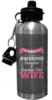 Giftsmate Valentines Day Gifts Awesome Talented Smoking Hot Wife Stainless Steel Sipper Water Bottle 600 ml Sipper(Pack of 1, Multicolor)
Giftsmate Valentines Day Gifts Awesome Talented Smoking Hot Wife Stainless Steel Sipper Water Bottle 600 ml Sipper(Pack of 1, Multicolor)