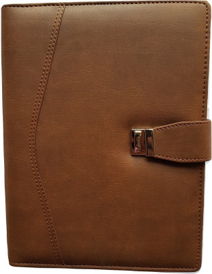 Generic Book-size Planner/Organizer(Executive Folder Diary 2018, Brown)