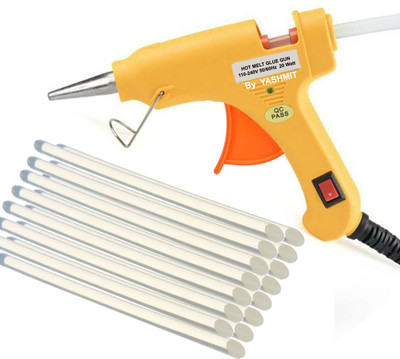 Yashmit Orange 20 Watt on off Switch with 15 Hot Melt Sticks Standard Temperature Corded Glue Gun(7 mm)
Yashmit Orange 20 Watt on off Switch with 15 Hot Melt Sticks Standard Temperature Corded Glue Gun(7 mm)