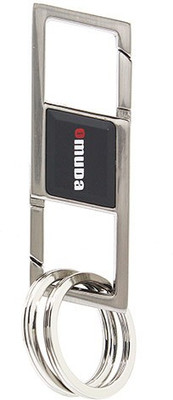Shubheksha Omuda Double-Ring Double-Side Locking 3676 Silver Key Chain 
Shubheksha Omuda Double-Ring Double-Side Locking 3676 Silver Key Chain