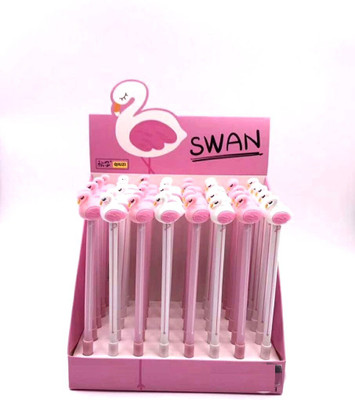Oytra 24 Pieces Designer Beautiful Swan Bird Gel Pen(Pack of 24)