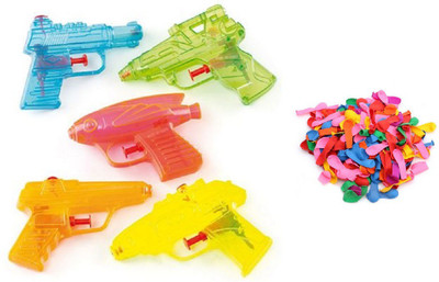 SPHINX Kids Holi combo of 5 multicolored water pistols and 100 balloons(Multicolor)
SPHINX Kids Holi combo of 5 multicolored water pistols and 100 balloons(Multicolor)