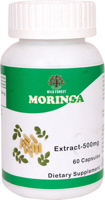 WILD FOREST MORINGA LEAF EXTRACT 500 MG --60 CAPSULES(60 No)