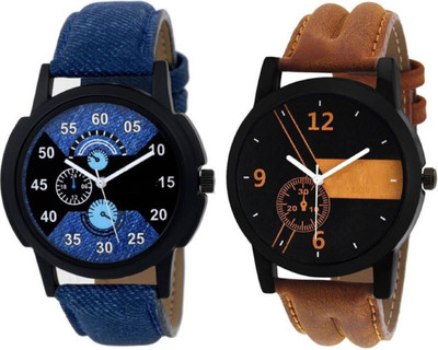 SPINOZA Blue and brown leather belt stylish and attractive dial good looking combo of 2 MODISH Watch - For Men & Women
SPINOZA Blue and brown leather belt stylish and attractive dial good looking combo of 2 MODISH Watch - For Men & Women