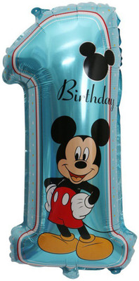 AMFIN Printed 18 Inch Mickey Mouse Foil Balloons For 1st Birthday Party Decoration - Blue Balloon(Blue, Pack of 1)
AMFIN Printed 18 Inch Mickey Mouse Foil Balloons For 1st Birthday Party Decoration - Blue Balloon(Blue, Pack of 1)