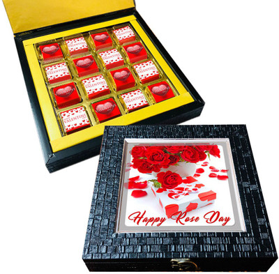 Mystik Valentine's Gift Red Roses Box-For Him-For Her-16PC Chocolate Brittles(192 g)
Mystik Valentine's Gift Red Roses Box-For Him-For Her-16PC Chocolate Brittles(192 g)