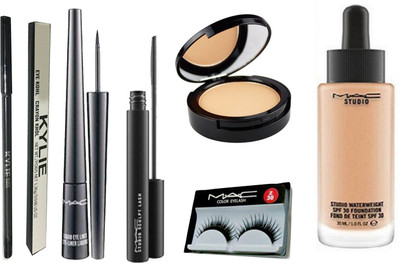 LUV-LI IMPORTED COMBO 1 KAJAL PENCIL, 1 EYE LINER, 1 MASCARA, 1 COMPACT, 1 MAC-WATER WEIGHT FOUNDATION, 1 PAIR LASHES(Set of 6)
LUV-LI IMPORTED COMBO 1 KAJAL PENCIL, 1 EYE LINER, 1 MASCARA, 1 COMPACT, 1 MAC-WATER WEIGHT FOUNDATION, 1 PAIR LASHES(Set of 6)