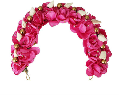 Majik Imported Quality Fashion Hair Accessories Gajra - Pink Hair Accessory Set(Pink)
Majik Imported Quality Fashion Hair Accessories Gajra - Pink Hair Accessory Set(Pink)
