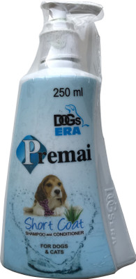 DogsEra Premai Short Coat Shampoo with Conditioner Allergy Relief, Anti-dandruff, Anti-fungal, Anti-itching, Anti-microbial, Anti-parasitic, Conditioning, Flea and Tick, Hypoallergenic, Whitening and Color Enhancing Glycerol Dog Shampoo(250 ml)
DogsEra Premai Short Coat Shampoo with Conditioner Allergy Relief, Anti-dandruff, Anti-fungal, Anti-itching, Anti-microbial, Anti-parasitic, Conditioning, Flea and Tick, Hypoallergenic, Whitening and Color Enhancing Glycerol Dog Shampoo(250 ml)