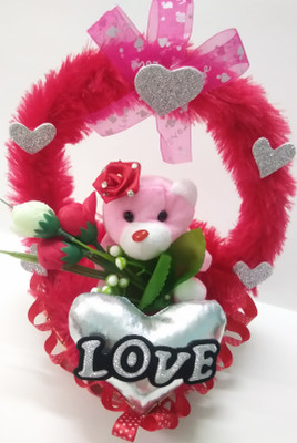 Aparshi Special love teddybear in boat basket stuffed soft valentine gift BKT01_1 - 30 cm(Red)
Aparshi Special love teddybear in boat basket stuffed soft valentine gift BKT01_1 - 30 cm(Red)