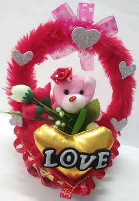 Aparshi Teddybear stuffed soft toy valentine gift in Boat basket BKT03_1 - 30 cm(Red)
Aparshi Teddybear stuffed soft toy valentine gift in Boat basket BKT03_1 - 30 cm(Red)