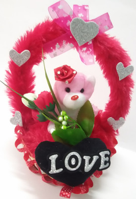 Aparshi Cute basket love teddybear stuffed soft toy valentine gift BKT01_2 - 32 cm(Red)
Aparshi Cute basket love teddybear stuffed soft toy valentine gift BKT01_2 - 32 cm(Red)