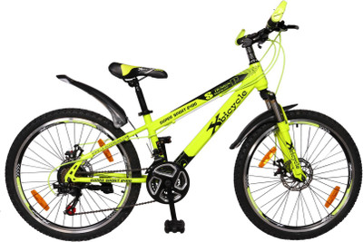 X Bicycle Super Sport Disc Brakes Bicycle For Juniors Yellow 26 T Mountain/Hardtail Cycle(21 Gear, Multicolor)
X Bicycle Super Sport Disc Brakes Bicycle For Juniors Yellow 26 T Mountain/Hardtail Cycle(21 Gear, Multicolor)