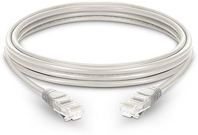 FOX MICRO High Speed CAT5 Ethernet Patch Cord RJ45 Lan Straight Network Cable Category 5E 3 Meter (COLOR MAY VERY SET OF 2 CABLES ) Patch Cable(Compatible with Mobile, Laptop, Tablet, Mp3, Gaming Device, White)
FOX MICRO High Speed CAT5 Ethernet Patch Cord RJ45 Lan Straight Network Cable Category 5E 3 Meter (COLOR MAY VERY SET OF 2 CABLES ) Patch Cable(Compatible with Mobile, Laptop, Tablet, Mp3, Gaming Device, White)