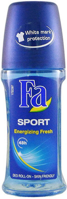 Fa Sport Energizing Fresh 48h Skin Friendly Roll On Deodorant Roll-on - For Men(50 ml)
Fa Sport Energizing Fresh 48h Skin Friendly Roll On Deodorant Roll-on - For Men(50 ml)