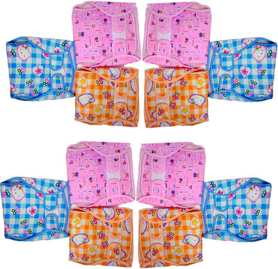 ATXP New Born Washable Reusable Cotton Nappy/Diaper - L(12 Pieces)