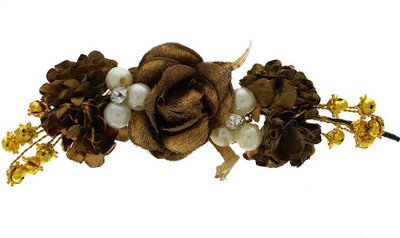 Anuradha Art Jewellery French Roll Braid Extension(Brown)
