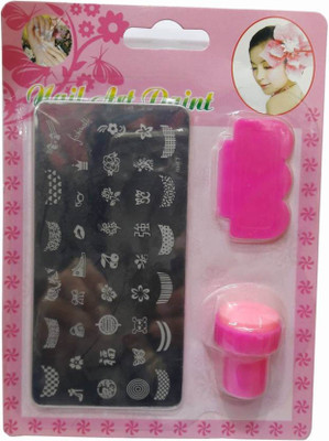 ALAMOS Nail Polish Art Decoration Stamping Kit(Multi)