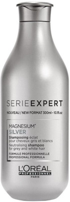 L'Oreal Serie Expert Magnesium Silver Neutralising Shampoo For Gray And White Hair(300 ml)
L'Oreal Serie Expert Magnesium Silver Neutralising Shampoo For Gray And White Hair(300 ml)