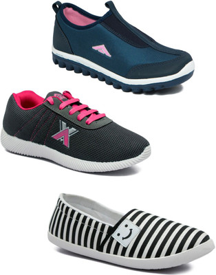 Asian Women Casual & Running Shoes Combo Pack of 3 Walking Shoes For Women(Multicolor
Asian Women Casual & Running Shoes Combo Pack of 3 Walking Shoes For Women(Multicolor