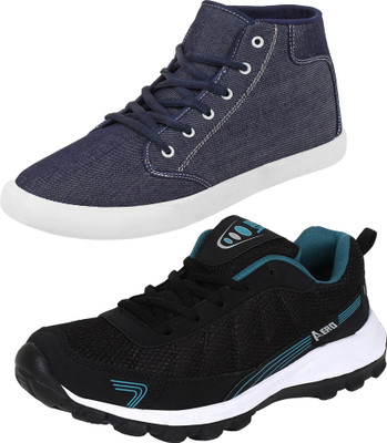 Aero 02 Pair Combo Power Play Running and Canvas Casuals For Men(Blue, Black, Blue, Blue::black::cyan
Aero 02 Pair Combo Power Play Running and Canvas Casuals For Men(Blue, Black, Blue, Blue::black::cyan