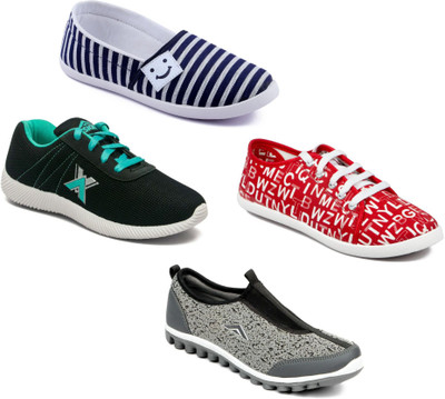 Asian Women Casual & Running Shoes Combo Pack of 4 Walking Shoes For Women(Multicolor
Asian Women Casual & Running Shoes Combo Pack of 4 Walking Shoes For Women(Multicolor