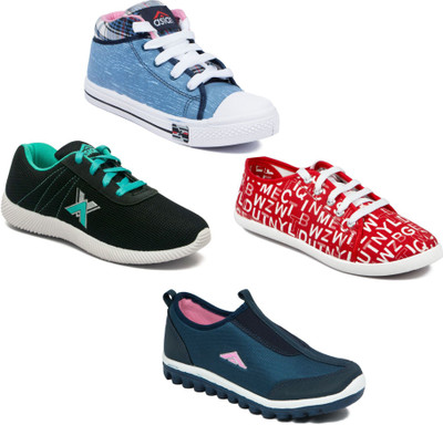 Asian Women Casual & Running Shoes Combo Pack of 4 Walking Shoes For Women(Multicolor
Asian Women Casual & Running Shoes Combo Pack of 4 Walking Shoes For Women(Multicolor