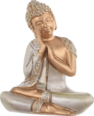 GRAH PRAVESH GRAH PRAVESH Buddha on Thai-1 Decorative Showpiece - 16 cm(Polyresin, Multicolor)
GRAH PRAVESH GRAH PRAVESH Buddha on Thai-1 Decorative Showpiece - 16 cm(Polyresin, Multicolor)