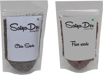 SatyaDev Chia Seeds(400 g, Pack of 2)