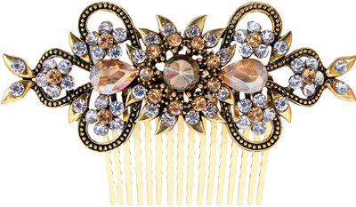 Vogue Hair Accessories New Antique Gold Plated Exclusive Collection Wedding Party Fancy Bridal Comb Hair Clip(Gold)
Vogue Hair Accessories New Antique Gold Plated Exclusive Collection Wedding Party Fancy Bridal Comb Hair Clip(Gold)