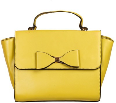 Louise Belgium Hand-held Bag(Yellow)