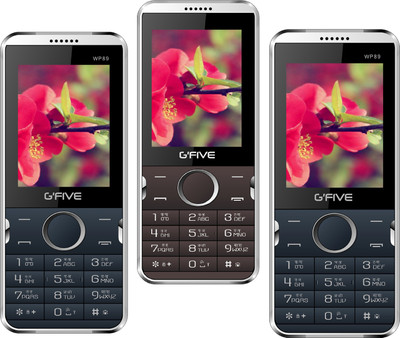 Gfive WP89 Pack of Three Mobiles(Blue $$ Orange, Blue $$ Green, Coffee)