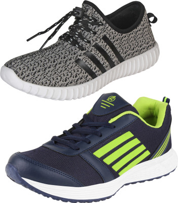 Aero 02 Pair Combo AMG Performance Running and Canvas Sneakers For Men(Navy, Green, Grey, Navy::pgreen::dgrey
Aero 02 Pair Combo AMG Performance Running and Canvas Sneakers For Men(Navy, Green, Grey, Navy::pgreen::dgrey