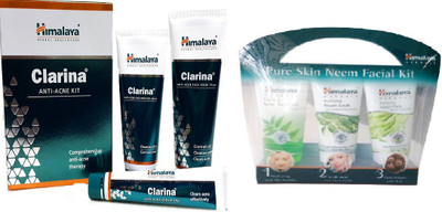 Himalaya Clarina Anti Acne Kit, Pure Skin Neem Facial Kit(Set of 2)
Himalaya Clarina Anti Acne Kit, Pure Skin Neem Facial Kit(Set of 2)