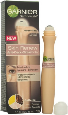 Garnier Skin Renew Anti-dark Circle Eye Roller Concealer(White)