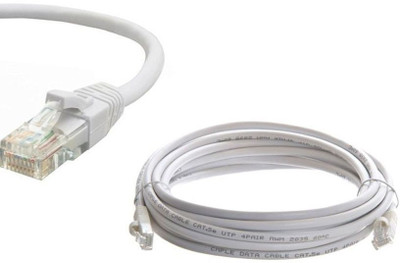 FOX MICRO Ethernet Patch Cord CAT5 RJ45 Lan Straight Cable Category 5E 1.5 Meter (SET OF 2 CORD COLOR MAY VERY ) Patch Cable(Compatible with Mobile, Laptop, Tablet, Mp3, Gaming Device, White)
FOX MICRO Ethernet Patch Cord CAT5 RJ45 Lan Straight Cable Category 5E 1.5 Meter (SET OF 2 CORD COLOR MAY VERY ) Patch Cable(Compatible with Mobile, Laptop, Tablet, Mp3, Gaming Device, White)