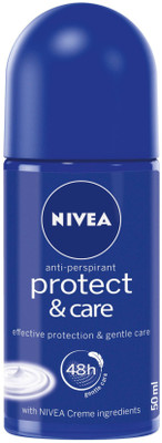 Nivea Anti-perspirant Protect & Care With Crème Ingredients - 50ml Deodorant Roll-on - For Men & Women(50 ml)
Nivea Anti-perspirant Protect & Care With Crème Ingredients - 50ml Deodorant Roll-on - For Men & Women(50 ml)