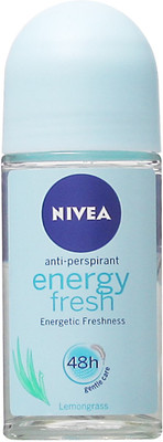 Nivea Anti-Perspirant Energy Fresh, Lemon Grass - 50ml Deodorant Roll-on - For Men & Women(50 ml)