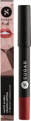 Sugar Cosmetics Matte As Hell Crayon Lipstick Brandy Harrington(Rusty Reddish Pink, 2.8 g)
Sugar Cosmetics Matte As Hell Crayon Lipstick Brandy Harrington(Rusty Reddish Pink, 2.8 g)