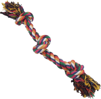 Goofy Tails 3 Knot Knotted Cotton Tug Dog Toy, Large (Color May Vary) Cotton Tug Toy For Dog
Goofy Tails 3 Knot Knotted Cotton Tug Dog Toy, Large (Color May Vary) Cotton Tug Toy For Dog