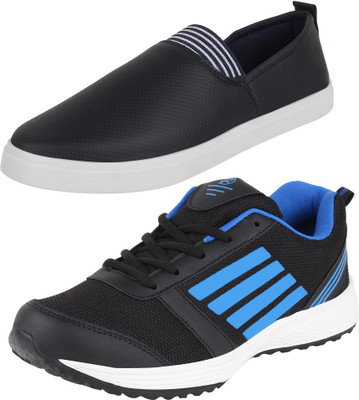 Aero 02 Pair Combo AMG Performance Running and Canvas Sneakers For Men(Black, Blue, Navy, Black::rblue::navy
Aero 02 Pair Combo AMG Performance Running and Canvas Sneakers For Men(Black, Blue, Navy, Black::rblue::navy