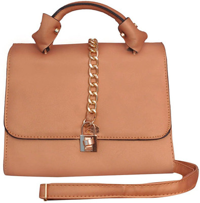 Suprino Women Casual Beige Canvas Hand-held Bag